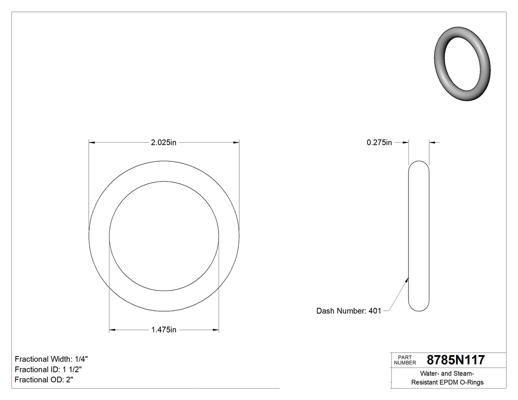 Technical drawing - 8785N117